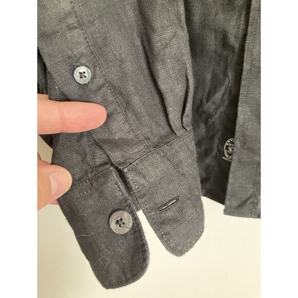 Todd Snyder Charcoal Casual Button Down Shirt - Picture 7 of 11